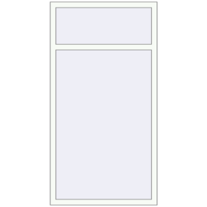 Buy Tilt-and-Turn 950x1800 mm REHAU OPTIMUM EURO-DESIGN 70 RAL 9016 Traffic white two-sided