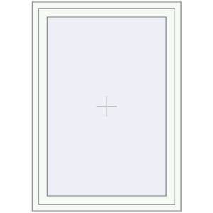Buy Tilt-and-Turn 1000x1400 mm REHAU OPTIMUM EURO-DESIGN 70 RAL 9016 Traffic white two-sided