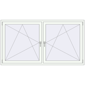 Zamów teraz Okna skrzydłowe 1980x1060 mm EPSILON OPTIMA RAL 9016 Traffic white dwustronny