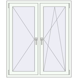 Buy Tilt-and-Turn 1100x1300 mm KORSA OPTIMUM REHAU EURO 70