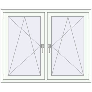 Zamów teraz Okna skrzydłowe 1320x1025 mm REHAU ENERGY-SAVING SYNEGO MD DARK_OAK zewnętrzny