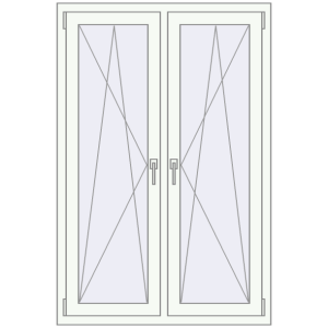 Zamów teraz Okna skrzydłowe 1005x1520 mm REHAU ENERGY-SAVING SYNEGO MD RAL 9016 Traffic white dwustronny