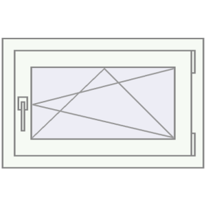 Buy Tilt-and-Turn 650x500 mm KORSA OPTIMUM REHAU EURO 70