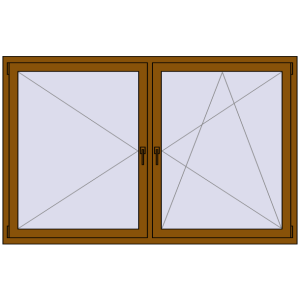 Zamów teraz Okna skrzydłowe 1960x1250 mm KORSA ENERGY-SAVING REHAU SYNEGO MD