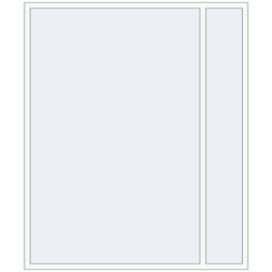 Buy Tilt-and-Turn 1980x2360 mm ALU STANDARD 72 RAL 9016 Traffic white two-sided