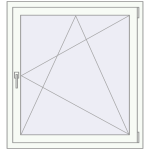 Buy Tilt-and-Turn 950x1100 mm KORSA ENERGY-SAVING REHAU SYNEGO MD