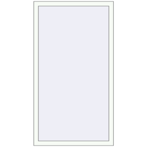 Buy Tilt-and-Turn 900x1570 mm REHAU ENERGY-SAVING SYNEGO MD RAL 9016 Traffic white two-sided