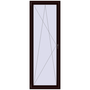 Buy Tilt-and-Turn 800x2300 mm REHAU ENERGY-SAVING SYNEGO MD CHOCOLATE_BROWN two-sided