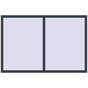 Buy Tilt-and-Turn 1770x1220 mm REHAU OPTIMUM EURO-DESIGN 70 ANTHRACITE_GREY_STRUKTURAL two-sided