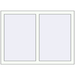 Buy Tilt-and-Turn 1100x800 mm REHAU OPTIMUM EURO-DESIGN 70 RAL 9016 Traffic white two-sided