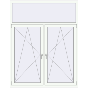 Buy Tilt-and-Turn 1500x1900 mm KORSA OPTIMUM REHAU EURO 70