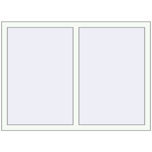 Buy Tilt-and-Turn 1300x950 mm REHAU OPTIMUM EURO-DESIGN 70 RAL 9016 Traffic white two-sided