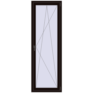 Buy Tilt-and-Turn 700x2100 mm REHAU OPTIMUM EURO-DESIGN 70 BLACK_BROWN two-sided