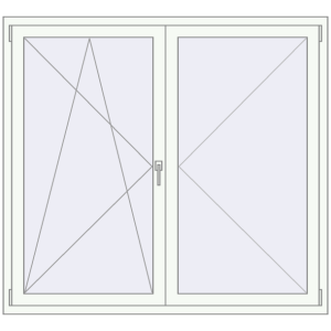 Buy Tilt-and-Turn 1580x1450 mm KORSA OPTIMUM REHAU EURO 70