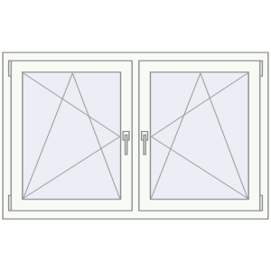 Zamów teraz Okna skrzydłowe 1440x845 mm REHAU ENERGY-SAVING SYNEGO MD CHOCOLATE_BROWN zewnętrzny