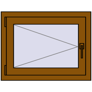 Buy Tilt-and-Turn 720x550 mm REHAU OPTIMUM EURO-DESIGN 70 GOLDEN OAK two-sided