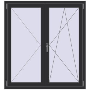 Buy Tilt-and-Turn 1200x1300 mm KORSA OPTIMUM REHAU EURO 70