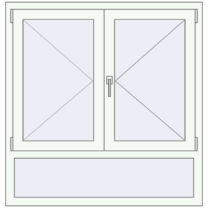 Buy Tilt-and-Turn 1135x1175 mm KORSA ENERGY-SAVING REHAU SYNEGO MD
