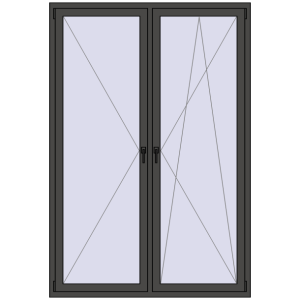 Zamów teraz Okna skrzydłowe 1500x2200 mm KORSA BRILLANT DESIGN