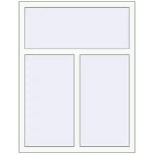 Buy Tilt-and-Turn 1000x1300 mm ALU STANDARD 72 RAL 9016 Traffic white two-sided