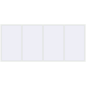 Zamów teraz Okna skrzydłowe 5000x2200 mm REHAU BRILLANT DESIGN RAL 9016 Traffic white dwustronny