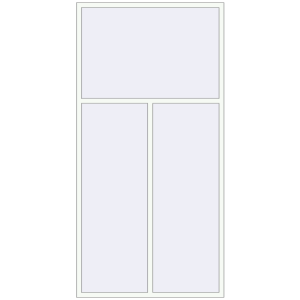 Buy Tilt-and-Turn 1500x3000 mm REHAU OPTIMUM EURO-DESIGN 70 RAL 9016 Traffic white two-sided