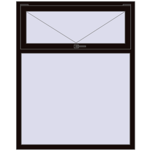 Buy Tilt-and-Turn 1200x1500 mm KORSA BRILLANT DESIGN BLACK_BROWN two-sided