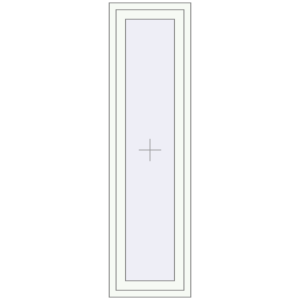 Buy Tilt-and-Turn 500x1800 mm REHAU ENERGY-SAVING SYNEGO MD ANTHRACITE_GREY_STRUKTURAL external