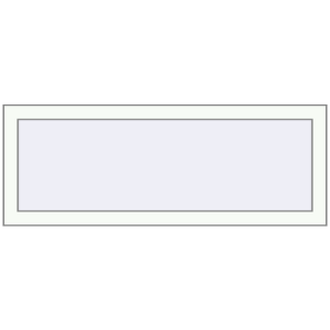 Buy Tilt-and-Turn 1140x350 mm REHAU OPTIMUM EURO-DESIGN 70 RAL 9016 Traffic white two-sided