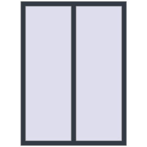 Buy Tilt-and-Turn 1100x1500 mm REHAU ENERGY-SAVING SYNEGO MD ANTHRACITE_GREY_STRUKTURAL two-sided