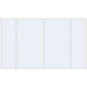Buy Tilt-and-Turn 3800x2250 mm REHAU ARTEVO RAL 9016 Traffic white two-sided
