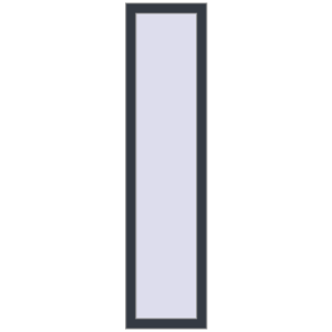 Zamów teraz Okna skrzydłowe 400x1600 mm REHAU OPTIMUM EURO-DESIGN 70 ANTHRACITE_GREY_STRUKTURAL dwustronny