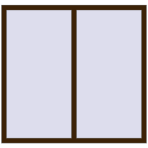 Buy Tilt-and-Turn 1450x1380 mm REHAU OPTIMUM EURO-DESIGN 70 DARK_OAK two-sided