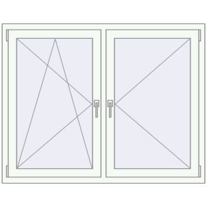Zamów teraz Okna skrzydłowe 1400x1100 mm REHAU OPTIMUM EURO-DESIGN 70 RAL 9016 Traffic white dwustronny