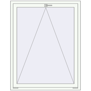 Buy Tilt-and-Turn 1100x1400 mm REHAU ENERGY-SAVING SYNEGO MD RAL 9016 Traffic white two-sided