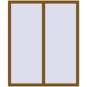 Buy Tilt-and-Turn 1450x1750 mm REHAU OPTIMUM EURO-DESIGN 70 GOLDEN OAK two-sided