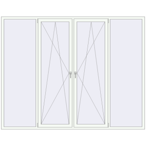 Zamów teraz Okna skrzydłowe 2800x2200 mm REHAU OPTIMUM EURO-DESIGN 70 RAL 9016 Traffic white dwustronny