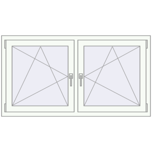 Zamów teraz Okna skrzydłowe 1380x755 mm REHAU ENERGY-SAVING SYNEGO MD DARK_OAK zewnętrzny