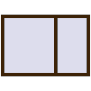 Buy Tilt-and-Turn 1300x900 mm REHAU OPTIMUM EURO-DESIGN 70 DARK_OAK two-sided