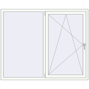 Zamów teraz Okna skrzydłowe 1700x1380 mm KORSA BRILLANT DESIGN