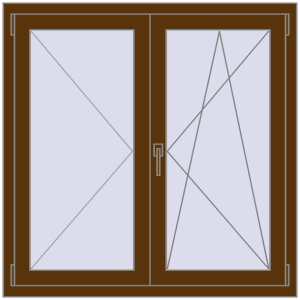 Buy Tilt-and-Turn 1100x1100 mm KORSA OPTIMUM REHAU EURO 70