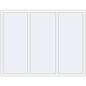 Buy Tilt-and-Turn 1920x1500 mm REHAU BRILLANT DESIGN RAL 9016 Traffic white two-sided