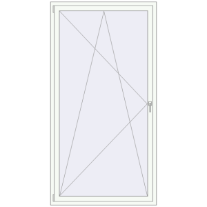 Buy Tilt-and-Turn 1200x2300 mm REHAU OPTIMUM EURO-DESIGN 70 GOLDEN OAK external