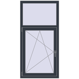 Zamów teraz Okna skrzydłowe 750x1500 mm KORSA BRILLANT DESIGN