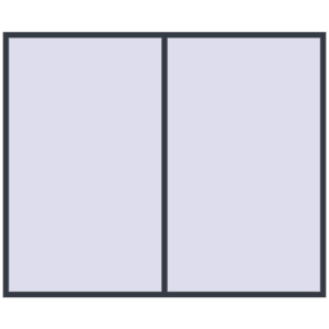 Buy Tilt-and-Turn 2800x2300 mm REHAU ENERGY-SAVING SYNEGO MD ANTHRACITE_GREY_STRUKTURAL two-sided