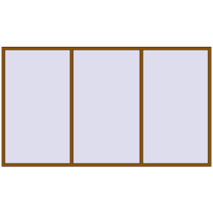 Buy Tilt-and-Turn 3500x2000 mm REHAU OPTIMUM EURO-DESIGN 70 GOLDEN OAK two-sided