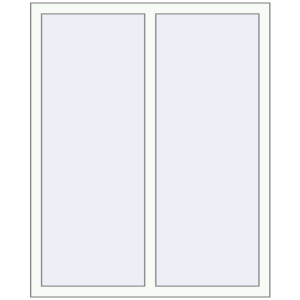 Buy Tilt-and-Turn 1050x1370 mm REHAU OPTIMUM EURO-DESIGN 70 RAL 9016 Traffic white two-sided