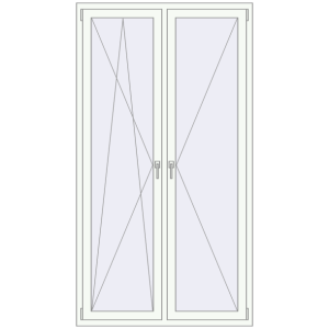 Buy Tilt-and-Turn 1200x2199 mm KORSA OPTIMUM REHAU EURO 70