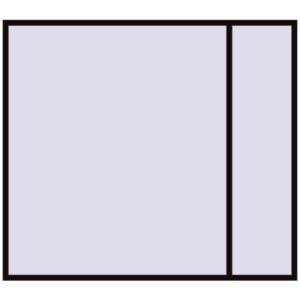 Buy Tilt-and-Turn 2600x2300 mm REHAU OPTIMUM EURO-DESIGN 70 BLACK_BROWN two-sided