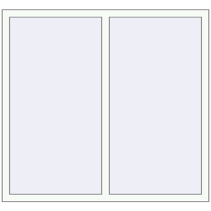 Buy Tilt-and-Turn 1400x1300 mm REHAU BRILLANT DESIGN RAL 9016 Traffic white two-sided